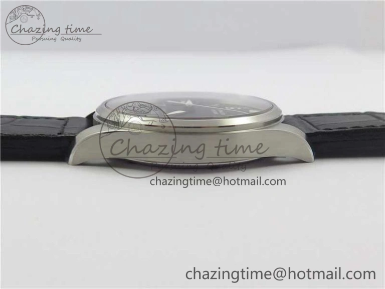 Mark XVII IW326501 FKF 1:1 Best Edition Black Dial on Black Leather Strap