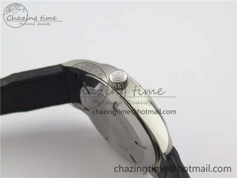 Mark XVII IW326501 FKF 1:1 Best Edition Black Dial on Black Leather Strap