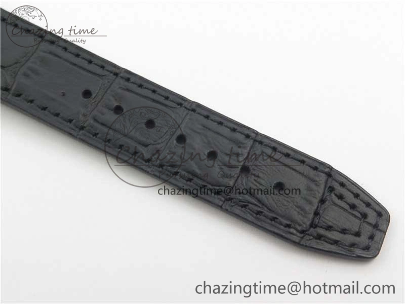 Mark XVII IW326501 FKF 1:1 Best Edition Black Dial on Black Leather Strap
