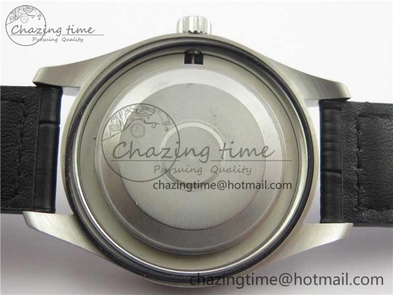 Mark XVII IW326501 FKF 1:1 Best Edition Black Dial on Black Leather Strap