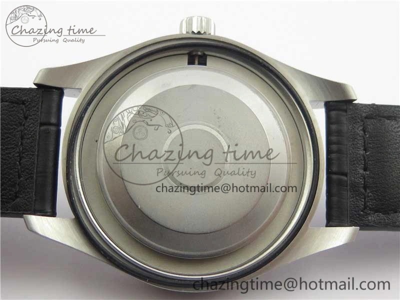 Mark XVII IW326501 FKF 1:1 Best Edition Black Dial on Black Leather Strap