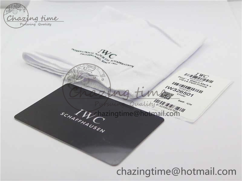 Mark XVII IW326501 FKF 1:1 Best Edition Black Dial on Black Leather Strap