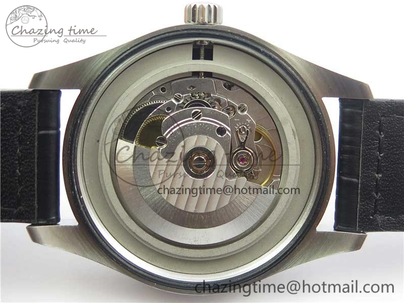 Mark XVII IW326501 FKF 1:1 Best Edition Black Dial on Black Leather Strap