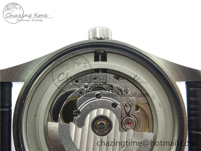 Mark XVII IW326501 FKF 1:1 Best Edition Black Dial on Black Leather Strap