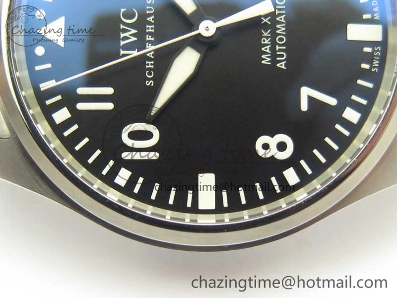 Mark XVII IW326504 MKS 1:1 Best Edition Black Dial On SS Bracelet MIYOTA 9015 V2