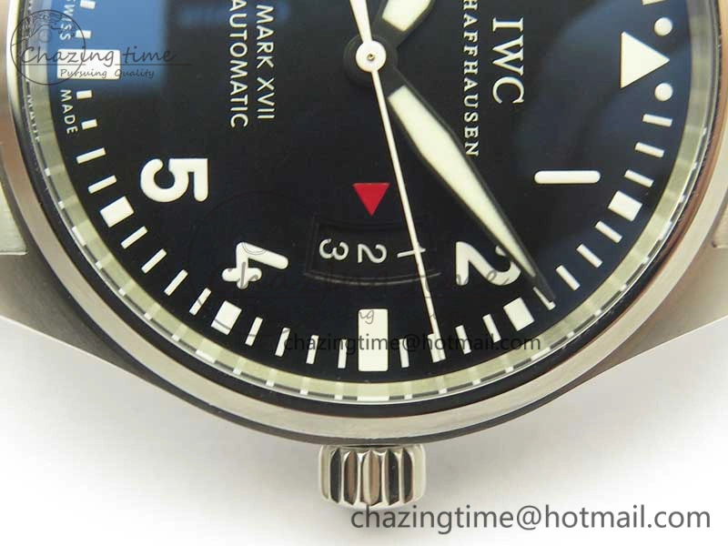 Mark XVII IW326504 MKS 1:1 Best Edition Black Dial On SS Bracelet MIYOTA 9015 V2