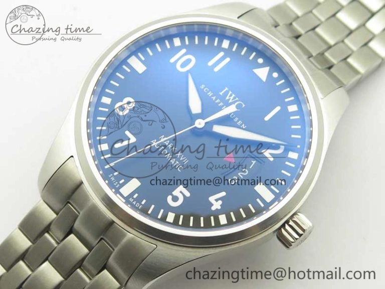Mark XVII IW326504 MKS 1:1 Best Edition Black Dial On SS Bracelet MIYOTA 9015 V2