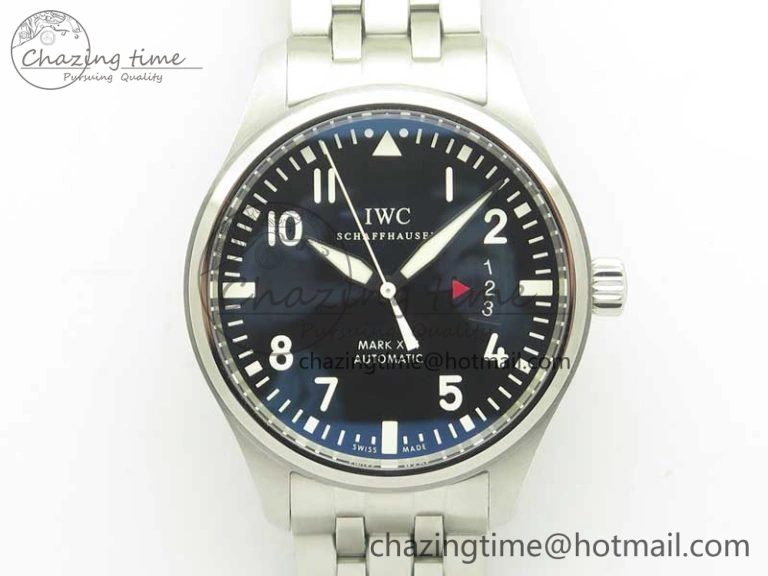 Mark XVII IW326504 MKS 1:1 Best Edition Black Dial On SS Bracelet MIYOTA 9015 V2