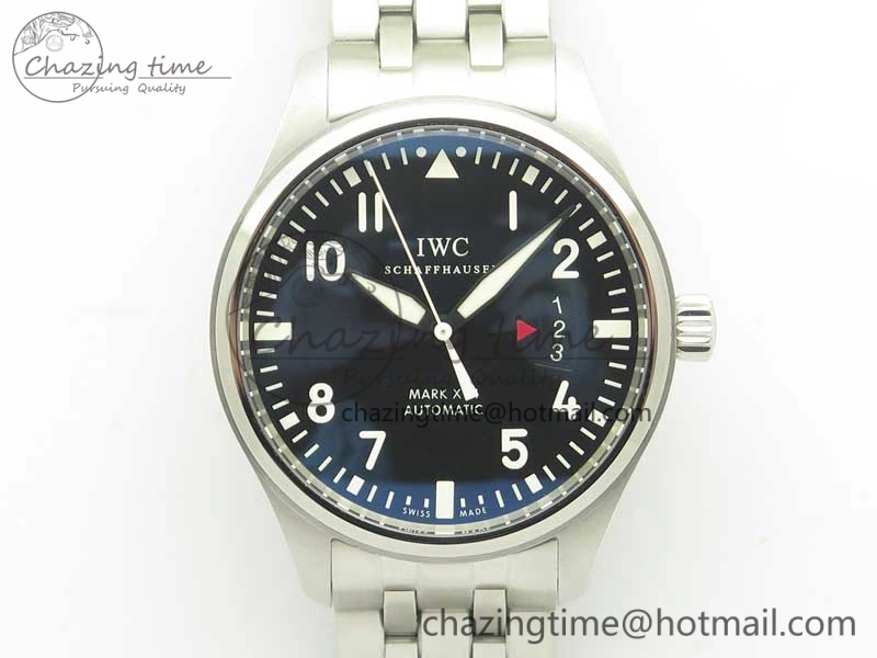 Mark XVII IW326504 MKS 1:1 Best Edition Black Dial On SS Bracelet MIYOTA 9015 V2