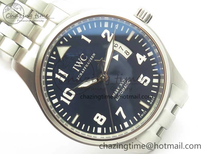 Mark XVII IW327014 Le Petit Prince MKS 1:1 Best Edition Blue Dial on SS Bracelet MIYOTA 9015 V2