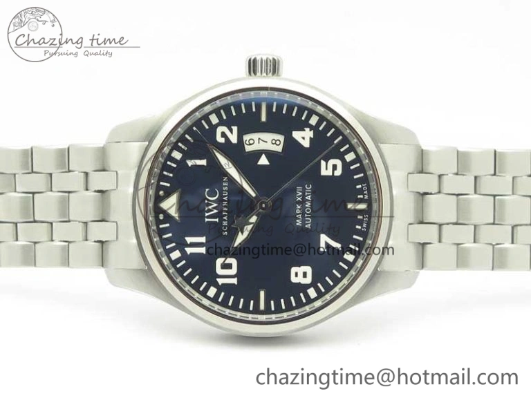 Mark XVII IW327014 Le Petit Prince MKS 1:1 Best Edition Blue Dial on SS Bracelet MIYOTA 9015 V2