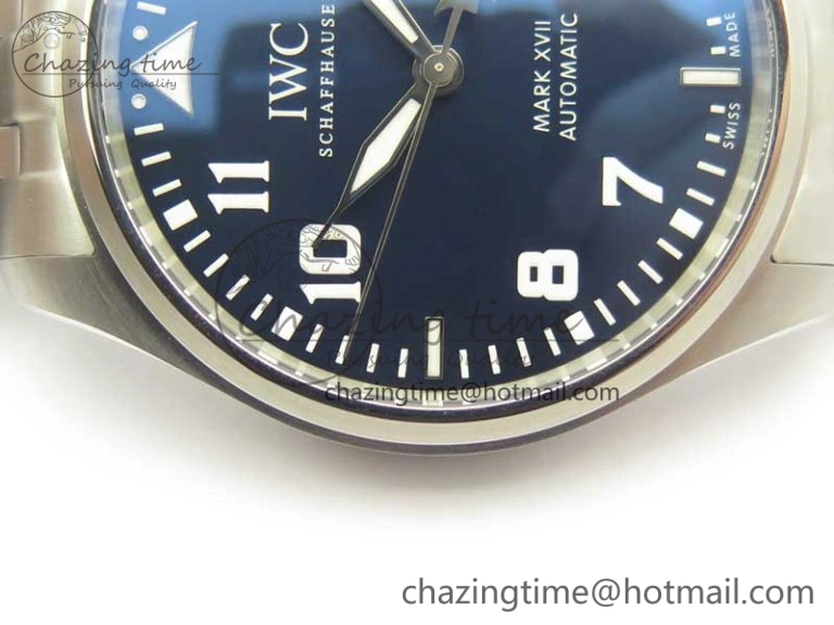 Mark XVII IW327014 Le Petit Prince MKS 1:1 Best Edition Blue Dial on SS Bracelet MIYOTA 9015 V2