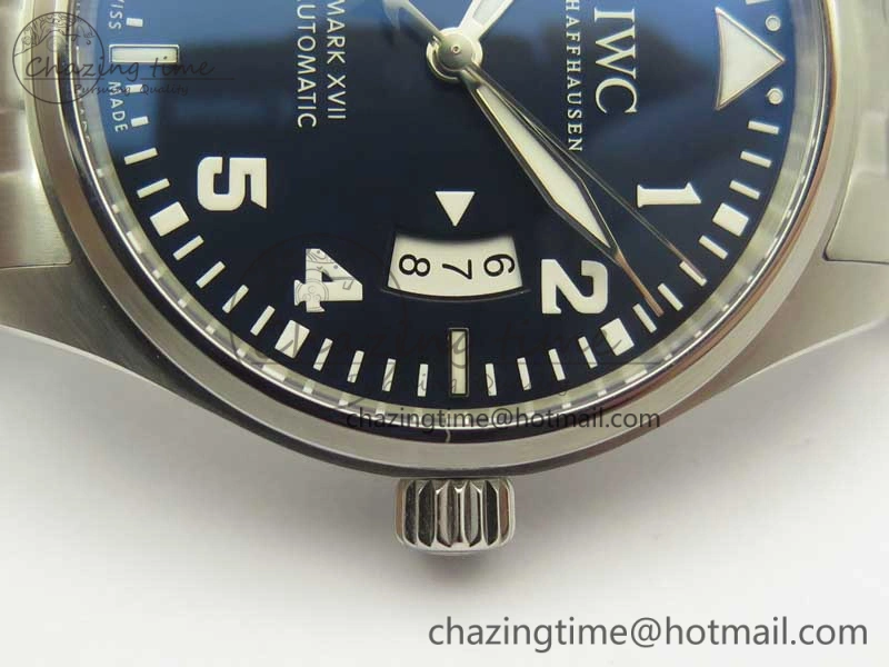 Mark XVII IW327014 Le Petit Prince MKS 1:1 Best Edition Blue Dial on SS Bracelet MIYOTA 9015 V2