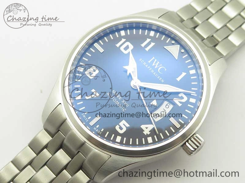 Mark XVII IW327014 Le Petit Prince MKS 1:1 Best Edition Blue Dial on SS Bracelet MIYOTA 9015 V2