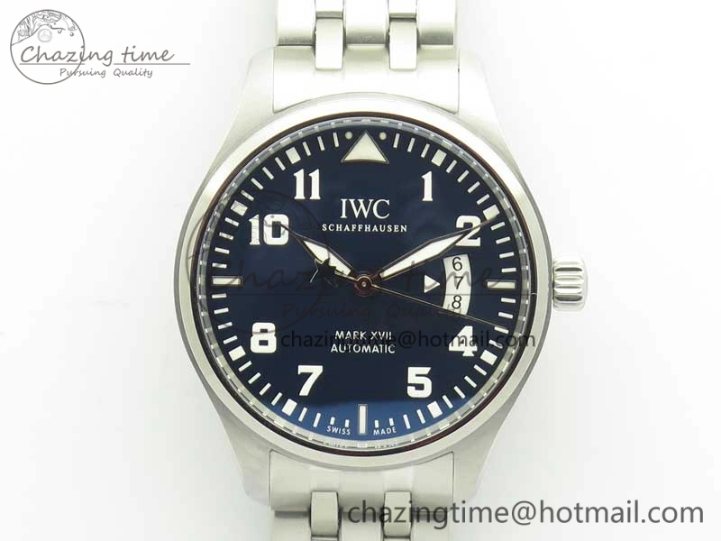 Mark XVII IW327014 Le Petit Prince MKS 1:1 Best Edition Blue Dial on SS Bracelet MIYOTA 9015 V2