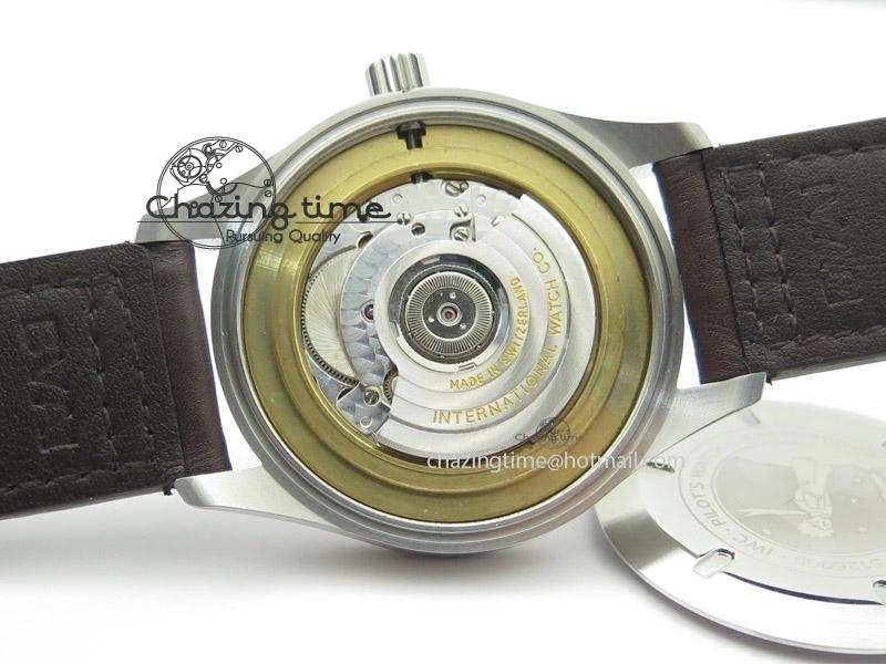 Mark XVII Le Petit Prince MK Maker 1:1 Best Edition SS Blue Dial A2892 On Brown Leather Strap