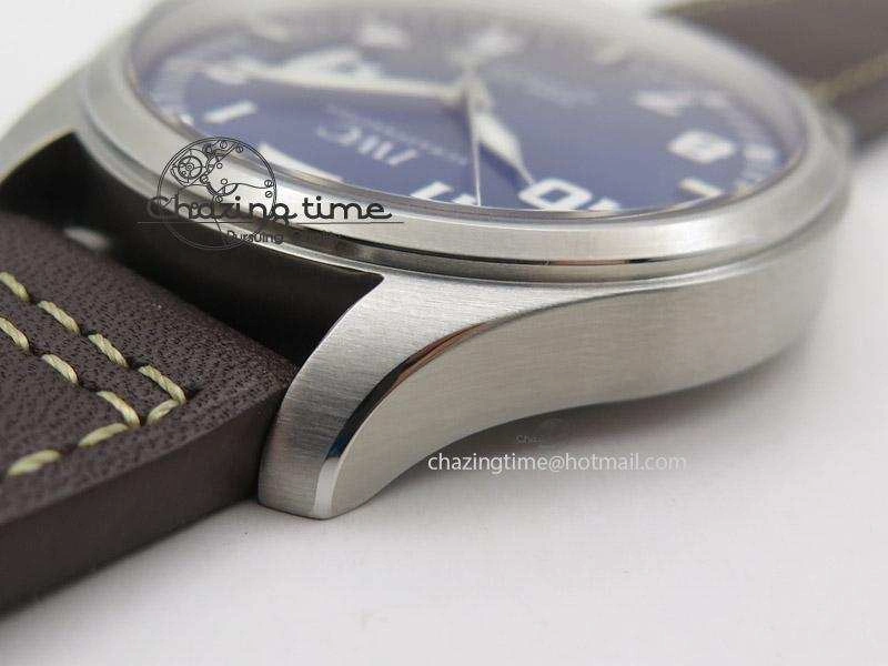 Mark XVII Le Petit Prince MK Maker 1:1 Best Edition SS Blue Dial On Brown Leather Strap A2892