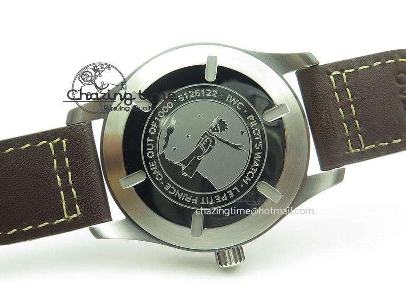Mark XVII Le Petit Prince MK Maker 1:1 Best Edition SS Blue Dial On Brown Leather Strap A2892