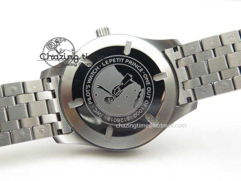 Mark XVII Le Petit Prince MK Maker 1:1 Best Edition SS Blue Dial On SS Bracelet A2892