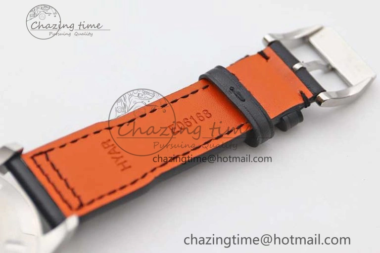 Mark XVIII IW327001 SS M+F 1:1 Best Edition Black Dial on Black Leather Strap A35111