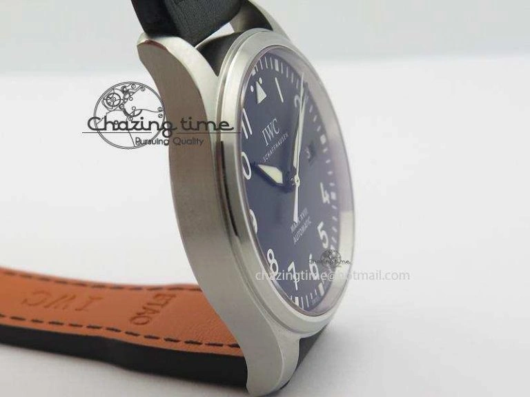 Mark XVIII IW327001 SS Mk Maker Best Edition Black Dial On Black Leather Strap A2892