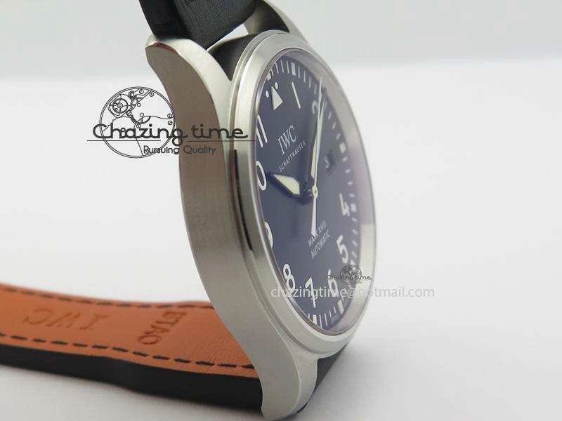 Mark XVIII IW327001 SS Mk Maker Best Edition Black Dial On Black Leather Strap A2892