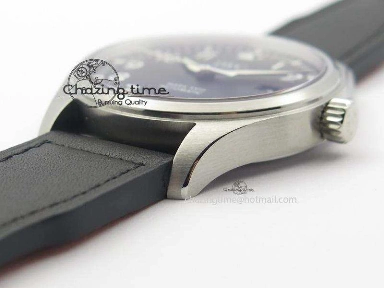 Mark XVIII IW327001 SS Mk Maker Best Edition Black Dial On Black Leather Strap A2892
