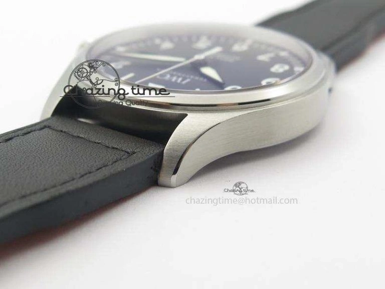 Mark XVIII IW327001 SS Mk Maker Best Edition Black Dial On Black Leather Strap A2892