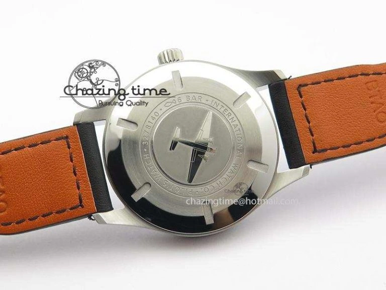 Mark XVIII IW327001 SS Mk Maker Best Edition Black Dial On Black Leather Strap A2892