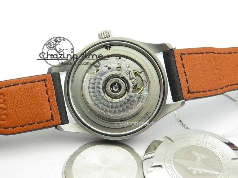 Mark XVIII IW327001 SS Mk Maker Best Edition Black Dial On Black Leather Strap A2892