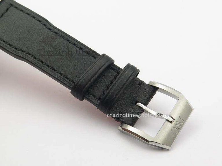 Mark XVIII IW327001 SS Mk Maker Best Edition Black Dial On Black Leather Strap A2892