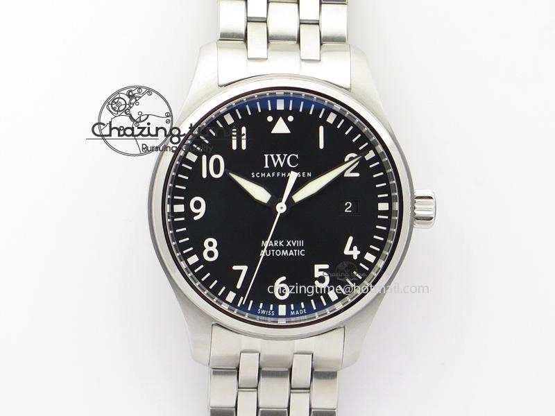 Mark XVIII IW327001 SS Mk Maker Best Edition Black Dial On SS Bracelet A2892