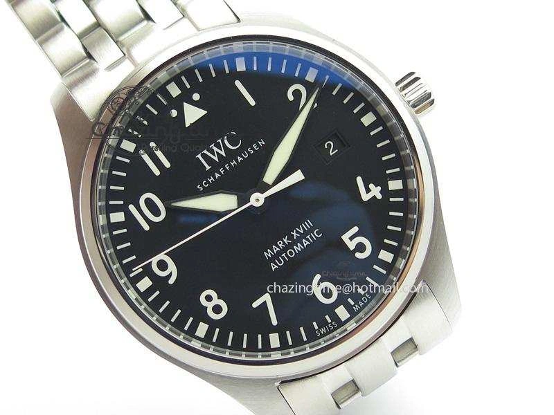 Mark XVIII IW327001 SS Mk Maker Best Edition Black Dial On SS Bracelet A2892