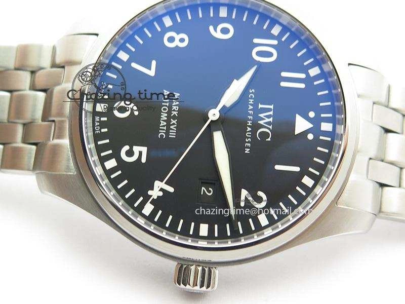 Mark XVIII IW327001 SS Mk Maker Best Edition Black Dial On SS Bracelet A2892