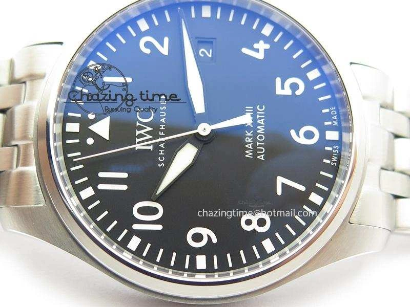 Mark XVIII IW327001 SS Mk Maker Best Edition Black Dial On SS Bracelet A2892