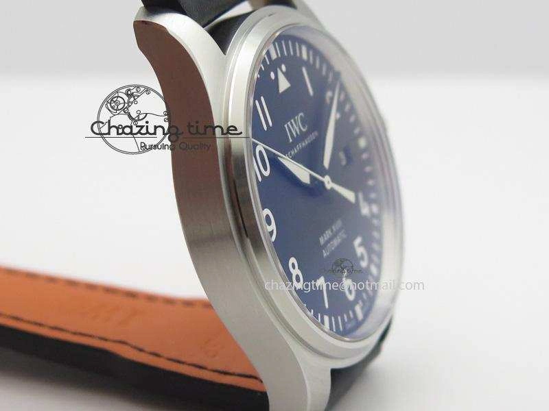 Mark XVIII IW327001 V6F Best Edition Black Dial On Black Leather Strap A2892