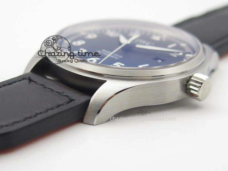 Mark XVIII IW327001 V6F Best Edition Black Dial On Black Leather Strap A2892
