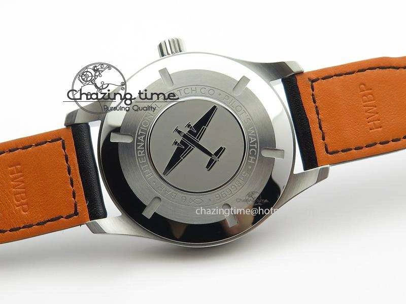Mark XVIII IW327001 V6F Best Edition Black Dial On Black Leather Strap A2892