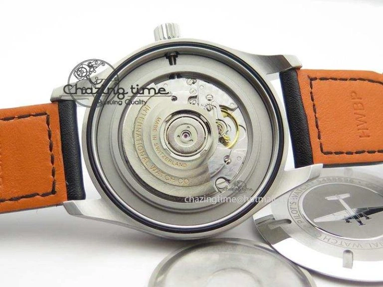 Mark XVIII IW327001 V6F Best Edition Black Dial On Black Leather Strap A2892