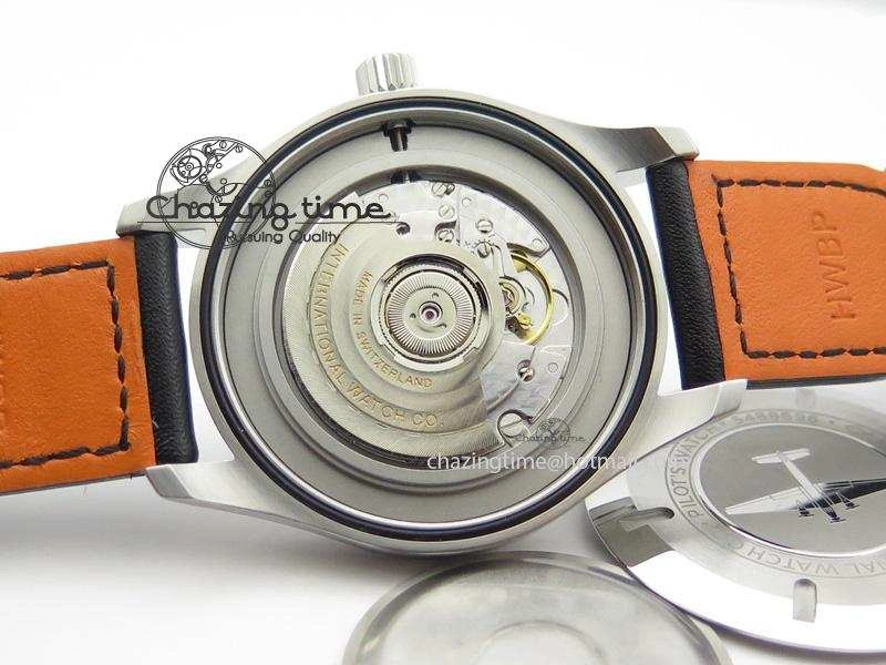 Mark XVIII IW327001 V6F Best Edition Black Dial On Black Leather Strap A2892
