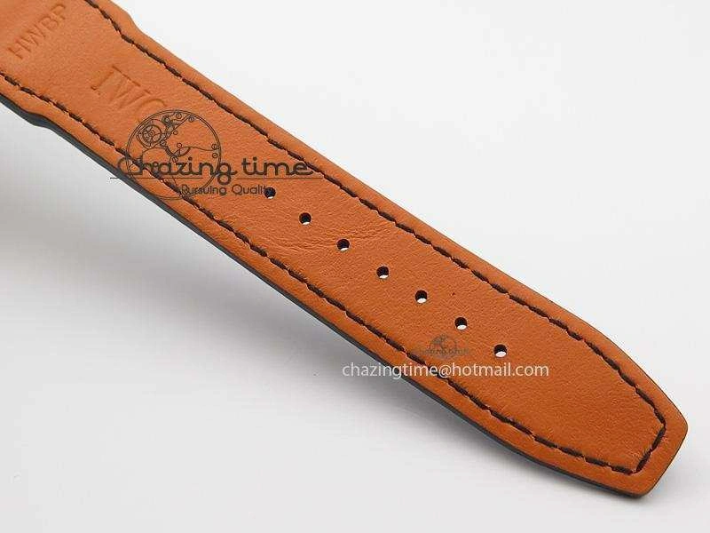 Mark XVIII IW327001 V6F Best Edition Black Dial On Black Leather Strap A2892
