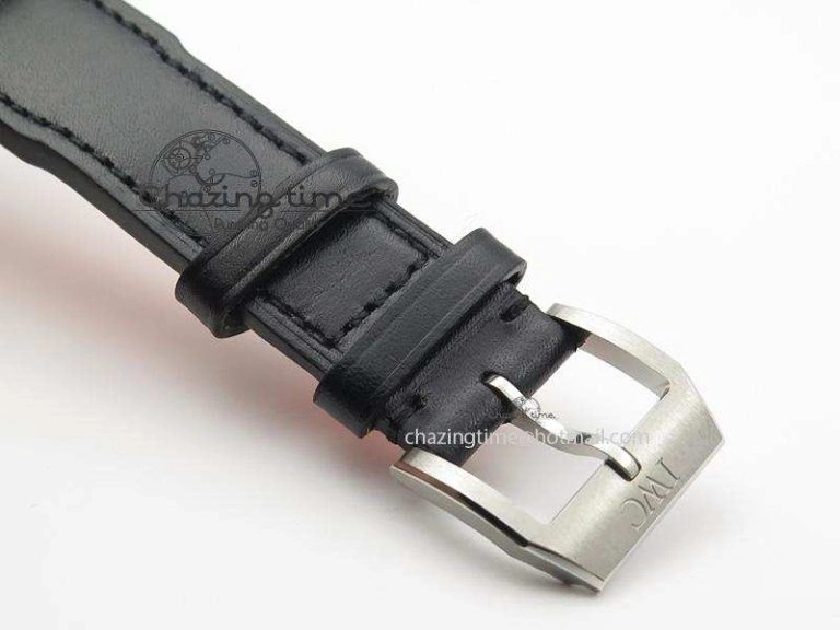 Mark XVIII IW327001 V6F Best Edition Black Dial On Black Leather Strap A2892