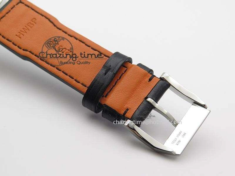 Mark XVIII IW327001 V6F Best Edition Black Dial On Black Leather Strap A2892