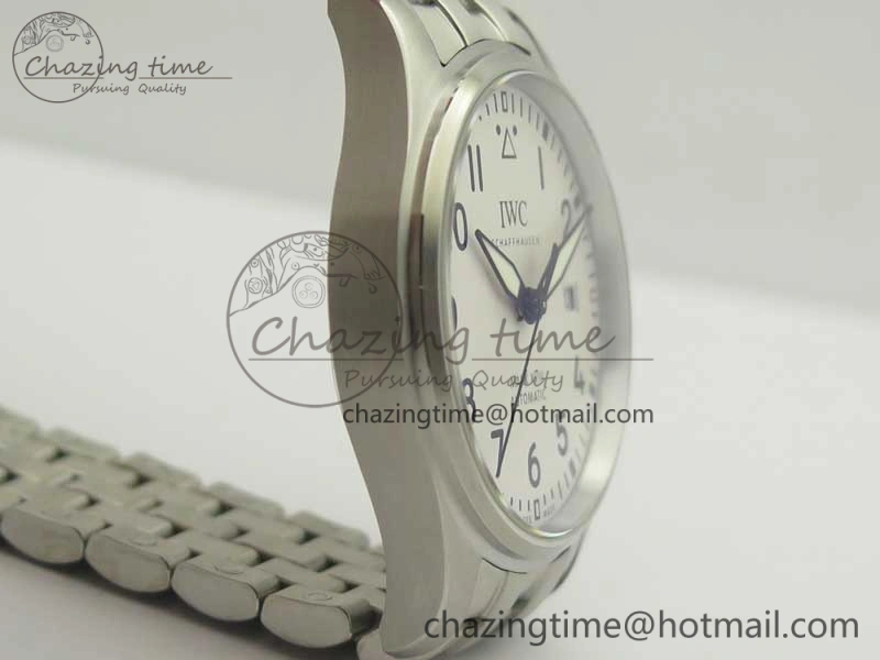 Mark XVIII IW327002 MKS 1:1 Best Edition White Dial On SS Bracelet MIYOTA 9015 V2