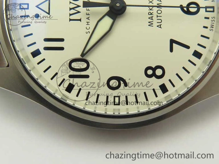 Mark XVIII IW327002 MKS 1:1 Best Edition White Dial On SS Bracelet MIYOTA 9015 V2