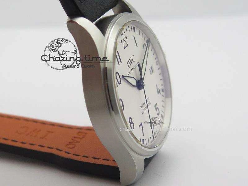 Mark XVIII IW327002 SS Mk Maker Best Edition White Dial On Black Leather Strap A2892