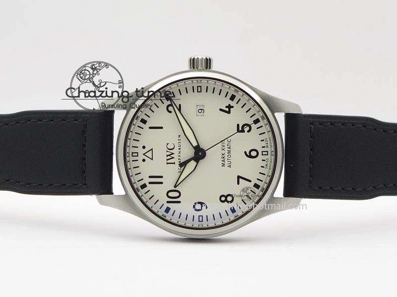 Mark XVIII IW327002 SS Mk Maker Best Edition White Dial On Black Leather Strap A2892