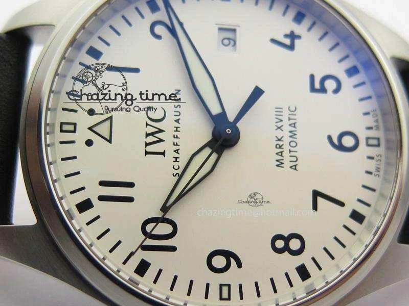 Mark XVIII IW327002 SS Mk Maker Best Edition White Dial On Black Leather Strap A2892