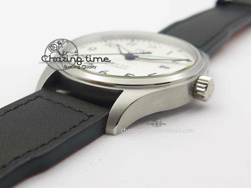 Mark XVIII IW327002 SS Mk Maker Best Edition White Dial On Black Leather Strap A2892