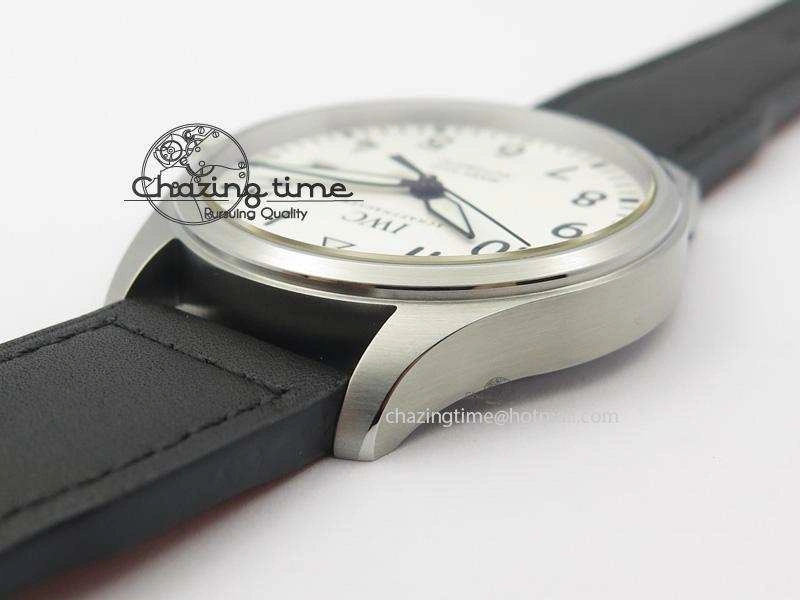 Mark XVIII IW327002 SS Mk Maker Best Edition White Dial On Black Leather Strap A2892